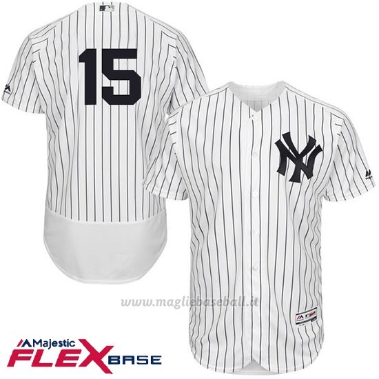 Maglia Baseball Uomo New York Yankees Thurman Munson Bianco Flex Base Autentico Collezione